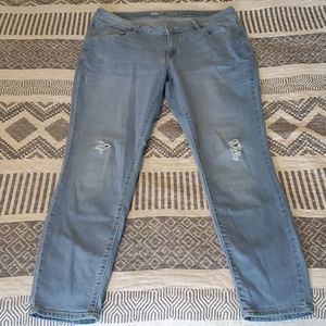 ON Rockstar Distressed Glacier Skinny Jeans 16R